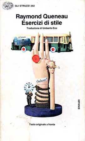 Per una breve rassegna degli esercizi di Queneau click qui