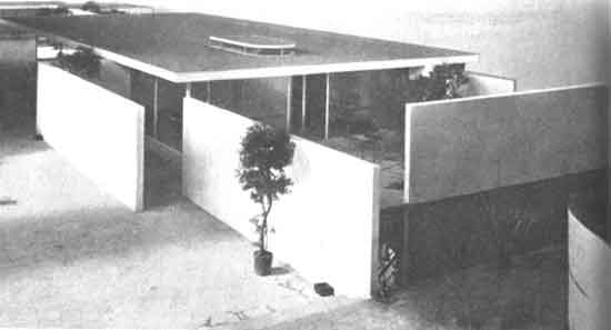 Mies van der rohe casa modello per la mostra della for Mostra della casa moderna udine